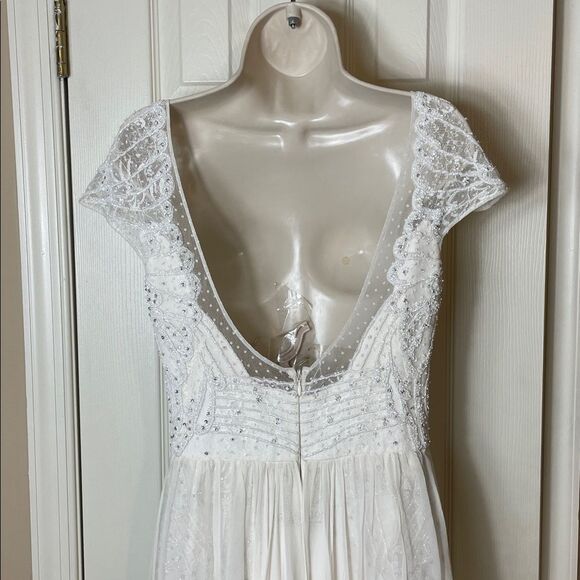 Zuhair Murad White Maxi Dress NWOT - Picture 6 of 11